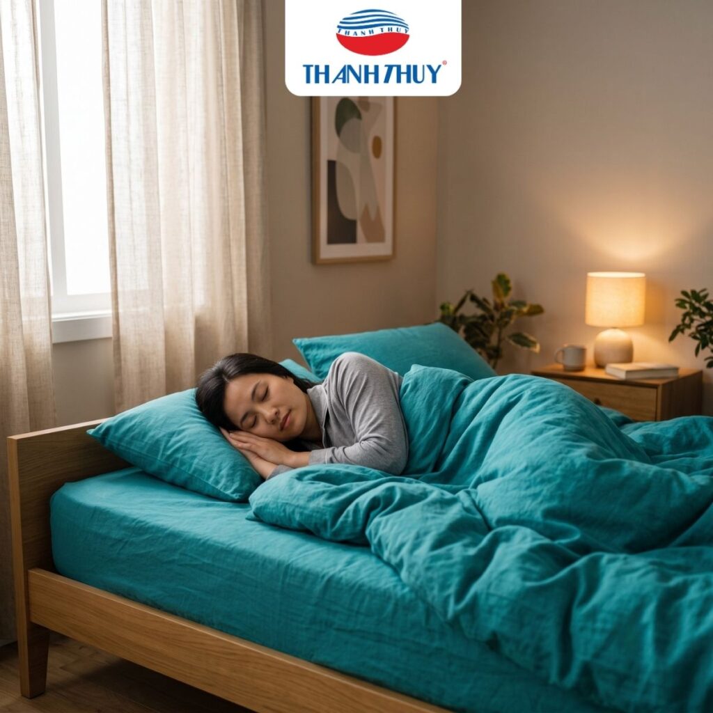 Mẹo hay chọn màu sắc chăn ga gối phù hợp bảo vệ sức khỏe 4 Vì sao màu sắc của chăn ga lại liên quan đến trải nghiệm nghỉ ngơi