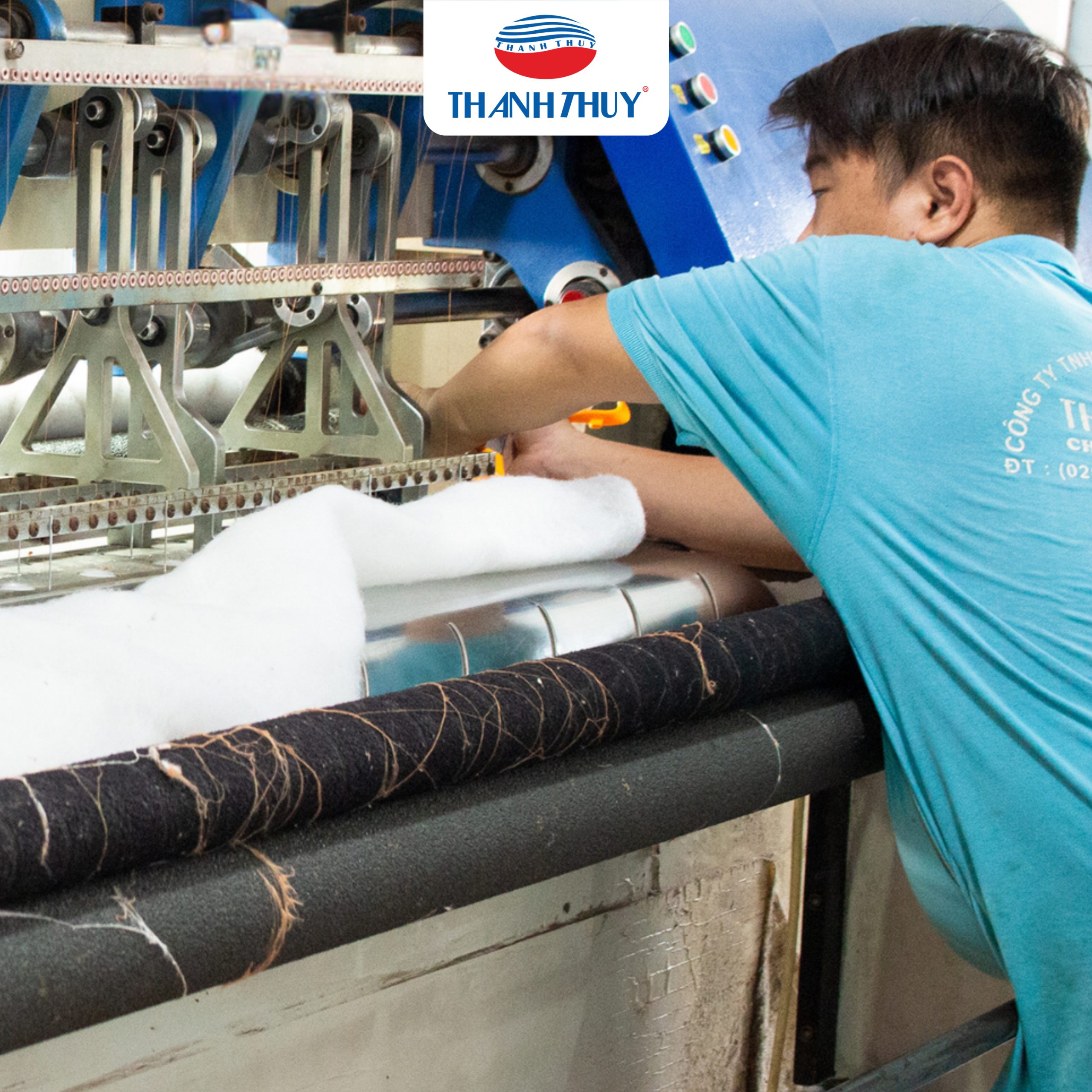 Lấy Sỉ Chăn Ga Gối Đệm Tại Tp.HCM 9 Máy móc và quy trình sản xuất-Chăn ga Thanh Thủy