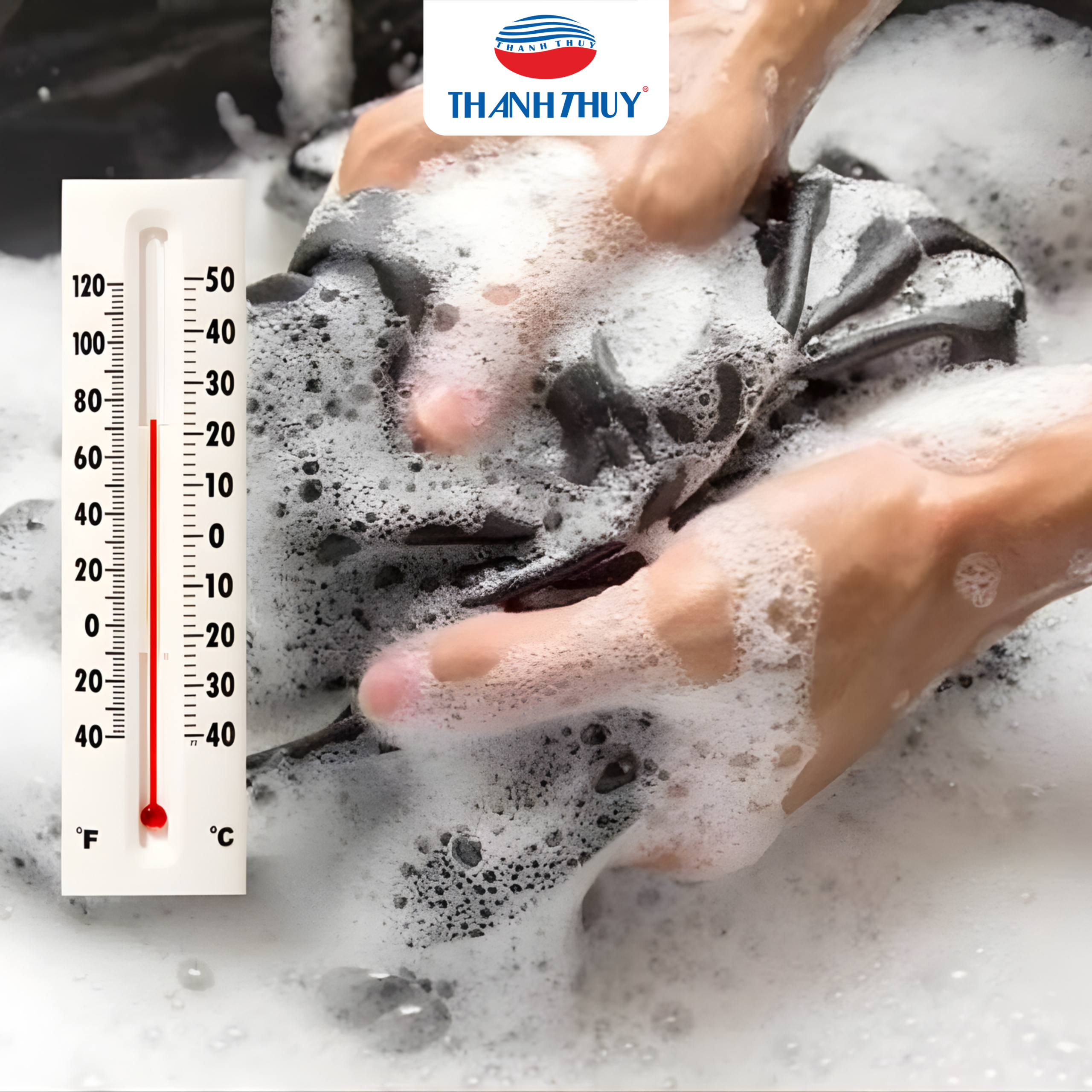 Hướng dẫn bảo quản bộ chăn ga gối đẹp như mới 12 Nhiệt độ nước giặt phù hợp có thể giúp loại bỏ vết bẩn hiệu quả