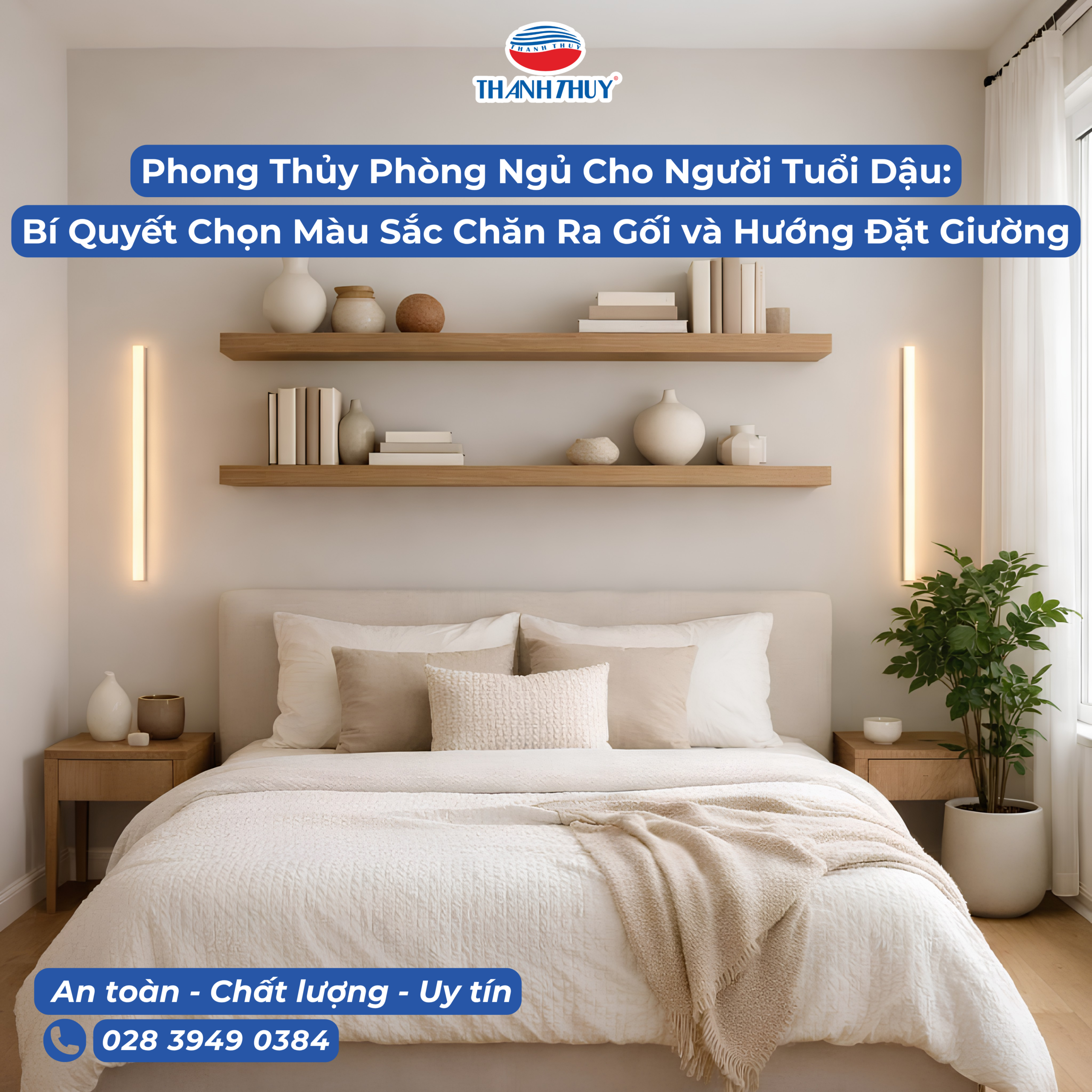 Phong Thủy Phòng Ngủ Cho Người Tuổi Dậu Bí Quyết Chọn Màu Sắc Chăn Ra Gối và Hướng Đặt Giường