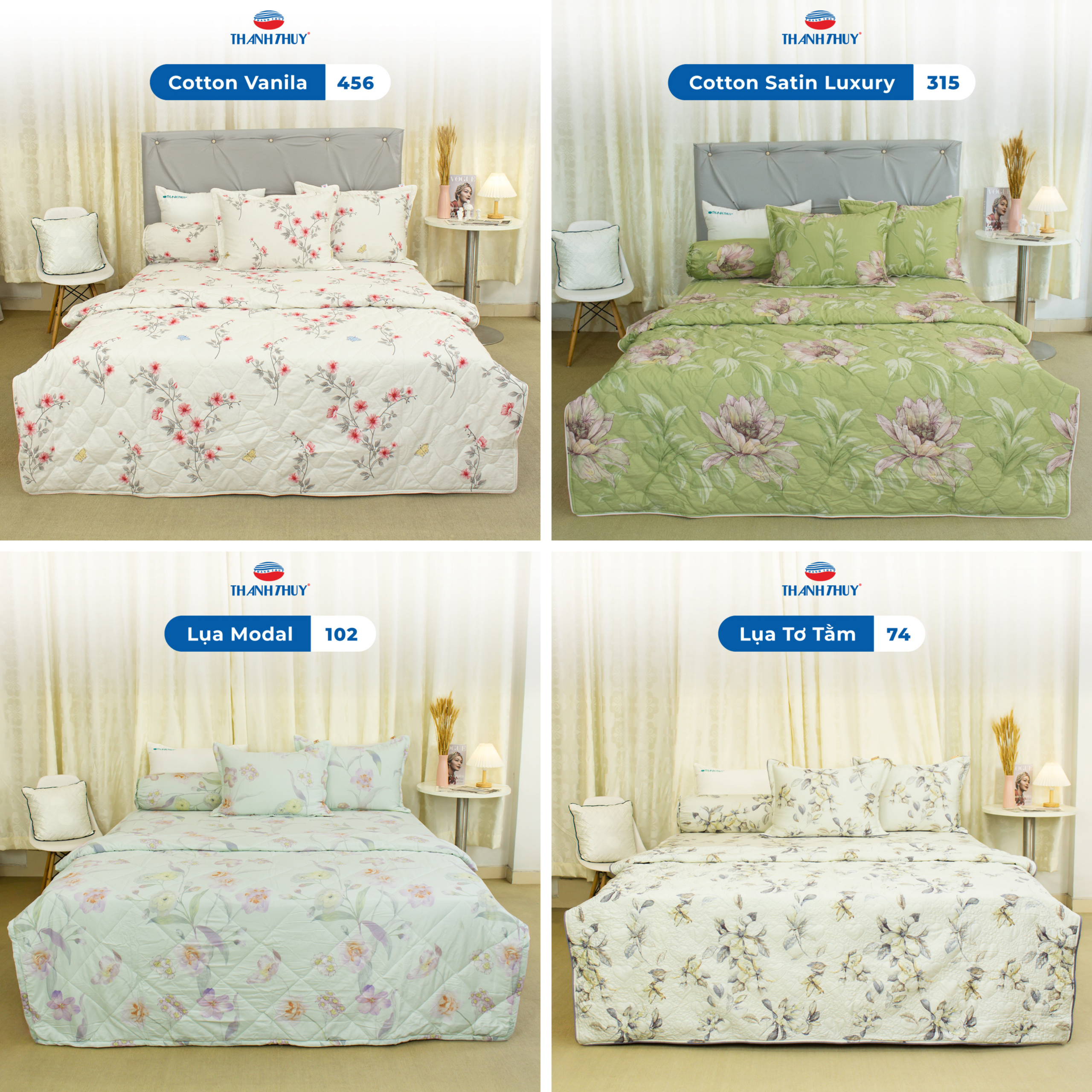 Chăn Mền Miền Nam Khác Chăn Miền Bắc Như Thế Nào ? 14 Top những chất liệu được ưa chuộng của nhà Thanh Thủy vào mùa hè nắng nóng
