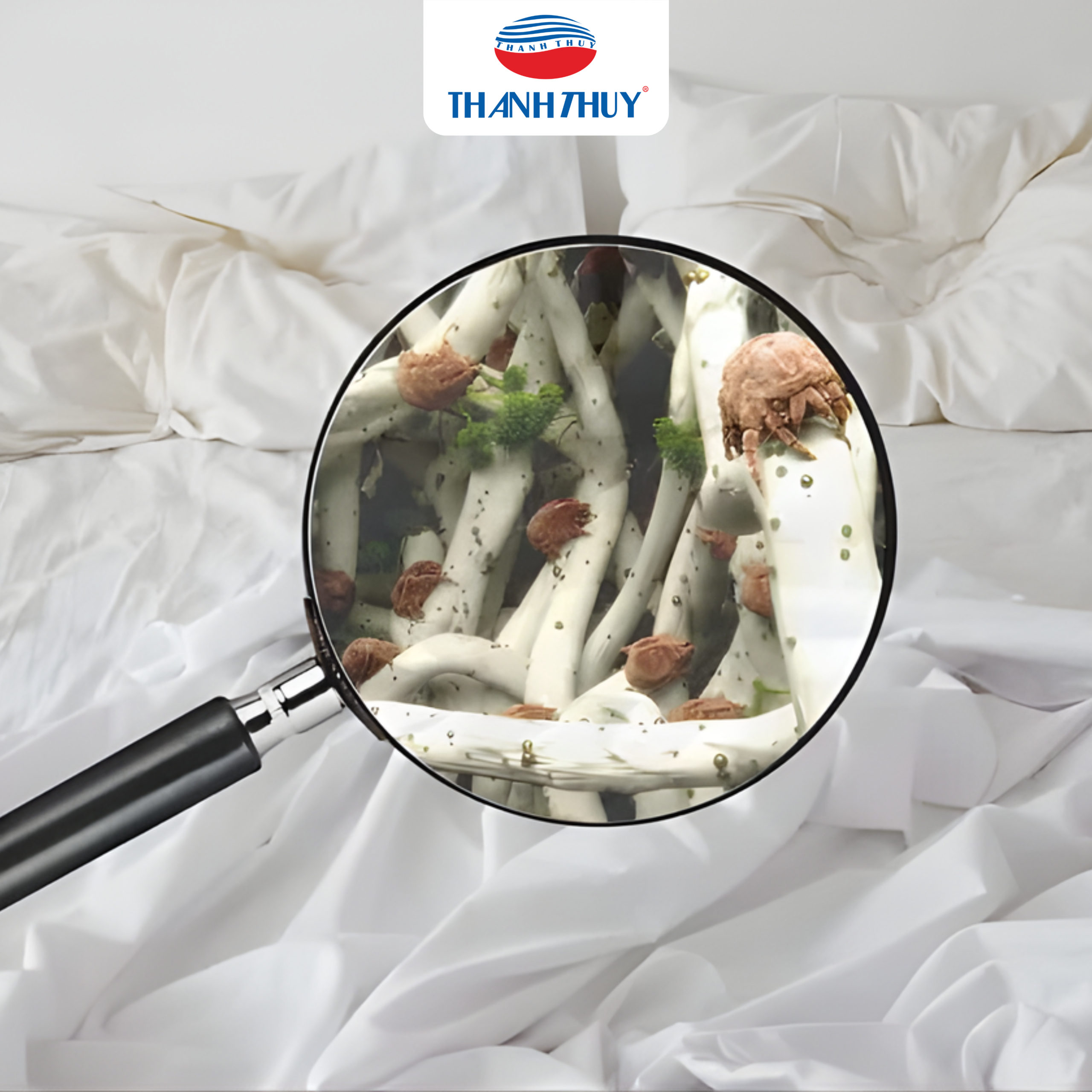 Hướng dẫn bảo quản bộ chăn ga gối đẹp như mới 11 Vi khuẩn, nấm mốc là những những tác nhân chính gây ra các vấn đề về viêm da