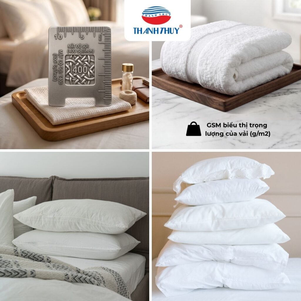 Các Thuật Ngữ Bạn Cần Biết Trong Chăn Ga Gối Đệm 8 Thuật ngữ về thông số - Những con số trên sản phẩm nói lên điều gì