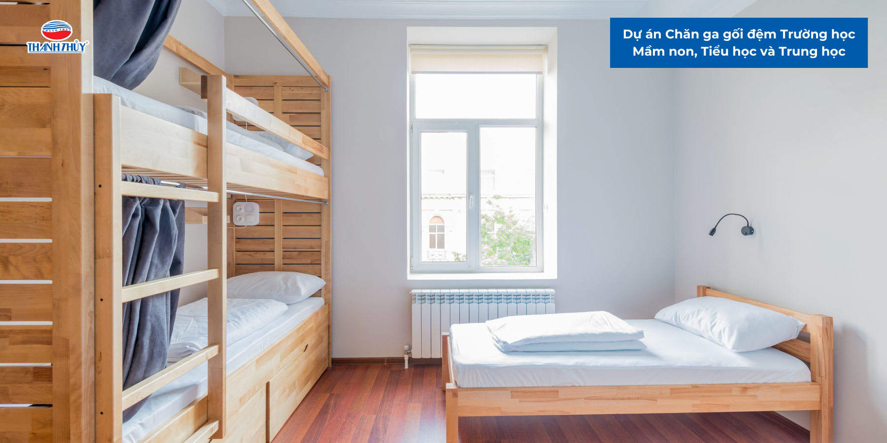 Dự án Chăn ga gối đệm Trường học: Mầm non, Tiểu học và Trung học