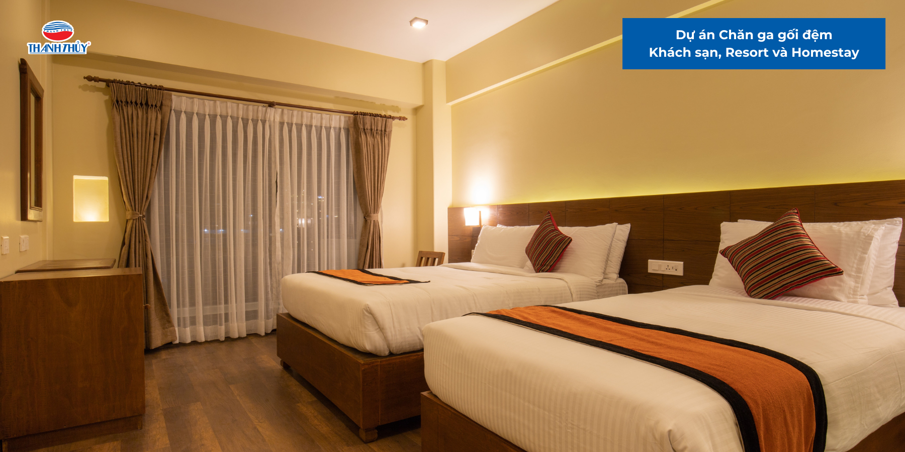 Dự án Chăn ga gối đệm Khách sạn, Resort và Homestay