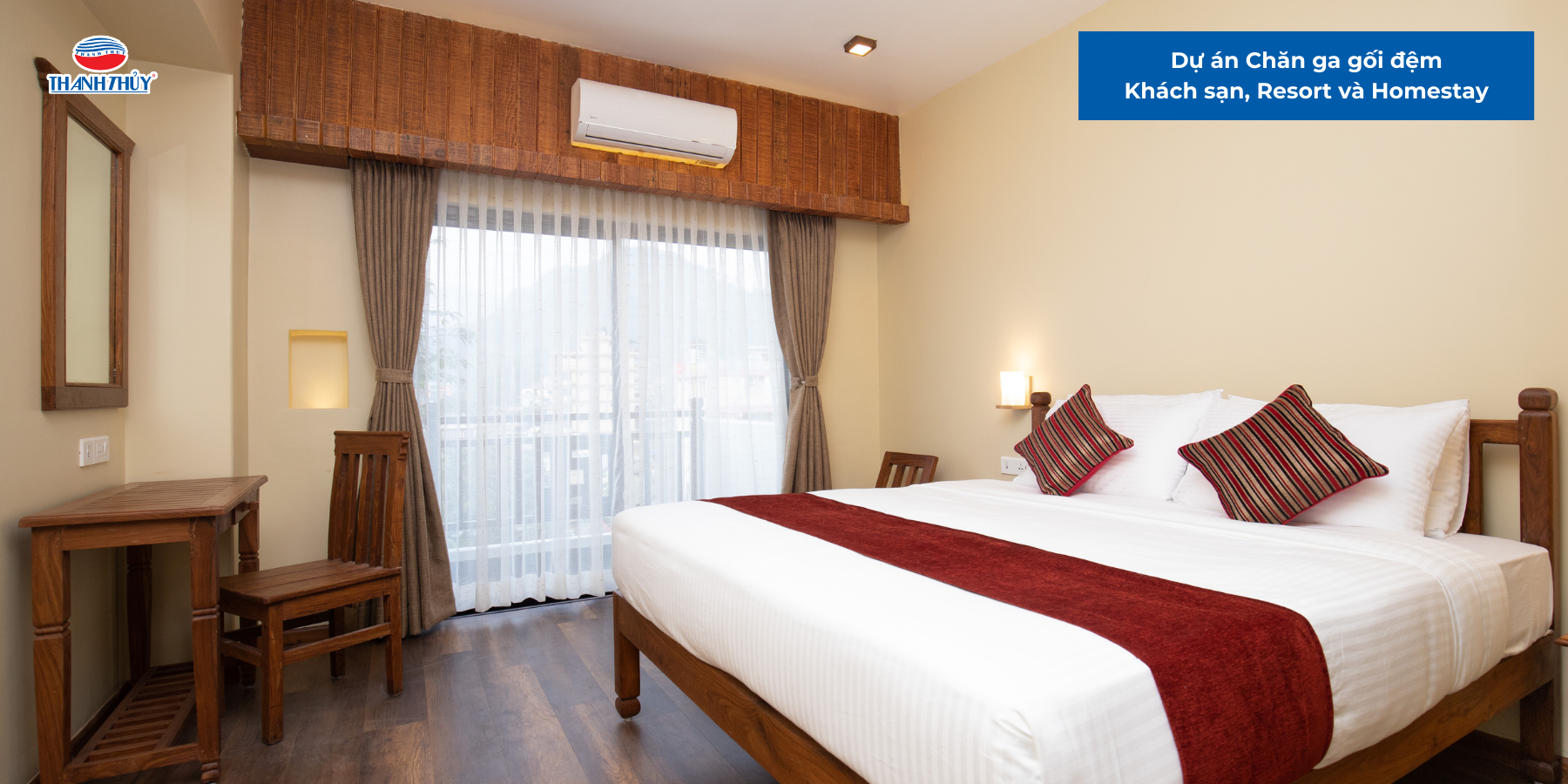 Dự án Chăn ga gối đệm Khách sạn, Resort và Homestay