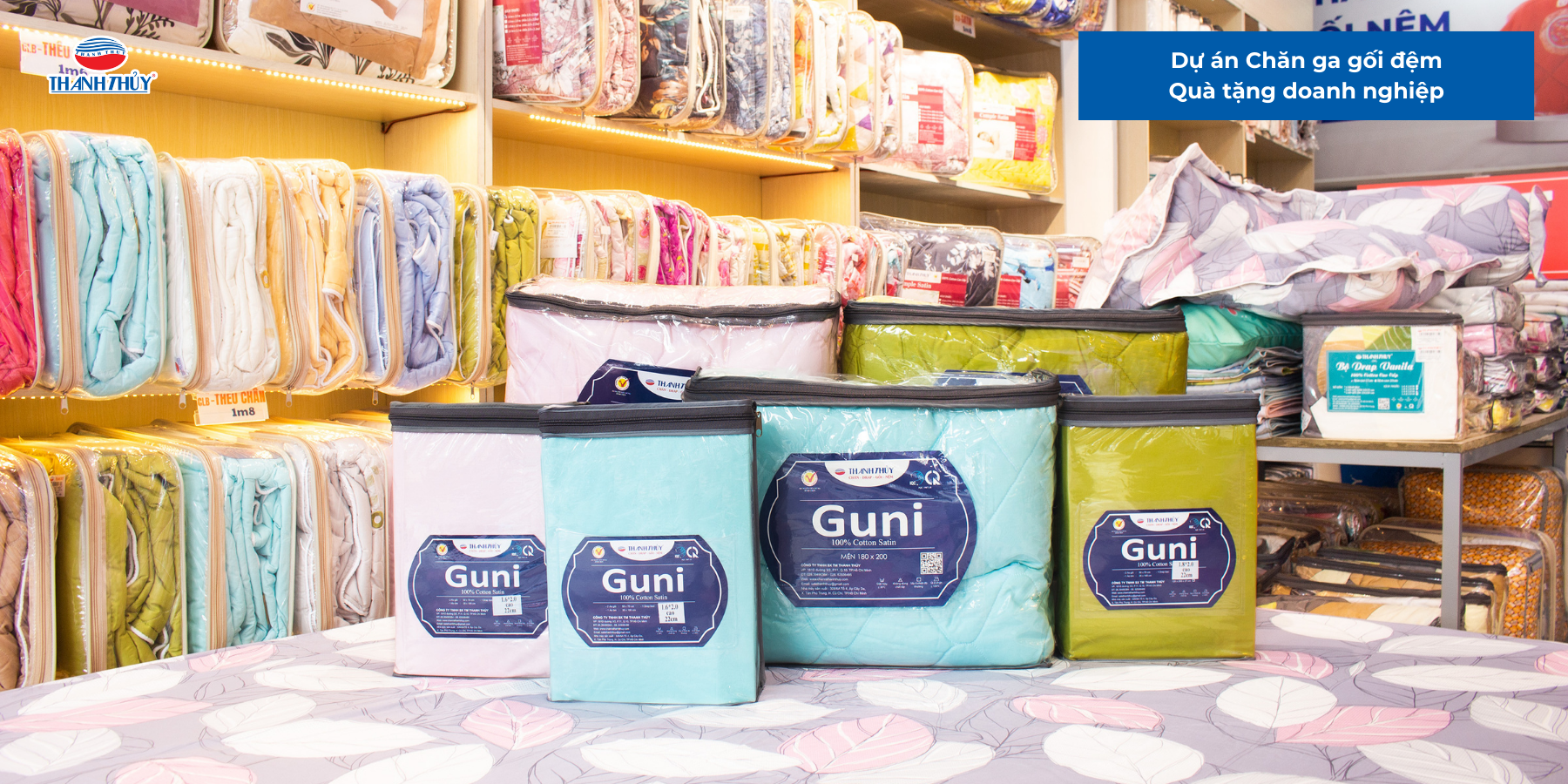 Dự án Chăn ga gối đệm Quà tặng doanh nghiệp