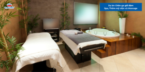 Dự án Chăn ga gối đệm Spa, Thẩm mỹ viện và Massage