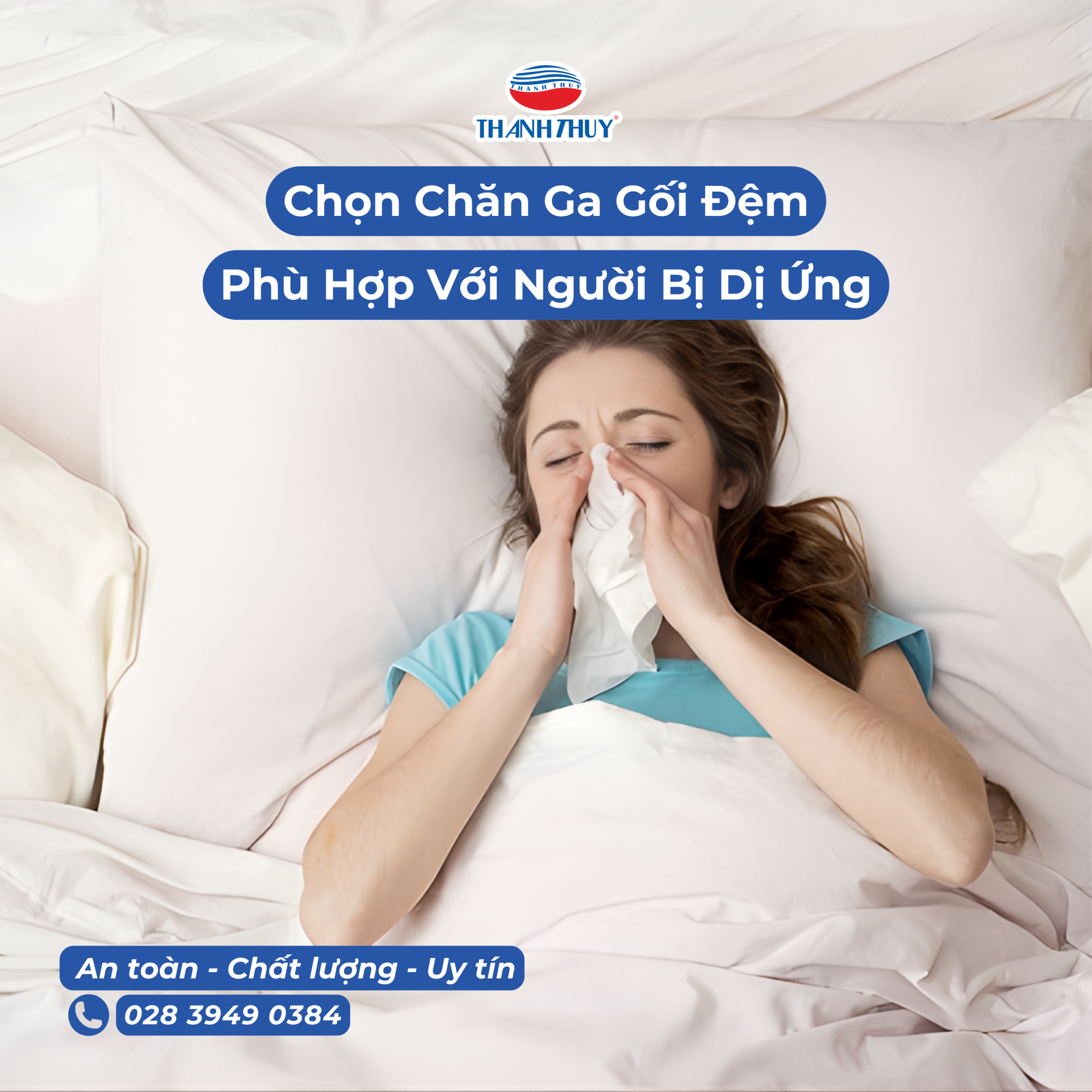 Hướng Dẫn Cách Chọn Chăn Ga Gối Đệm Phù Hợp Với Người Bị Dị Ứng