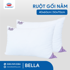 Ruột Gối Nằm Bella – Lông Vũ Nhân Tạo, Có Hút Chân Không