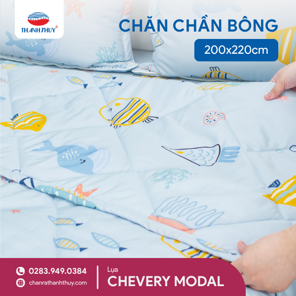 Lụa Chevery Modal_Chăn Chần Bông