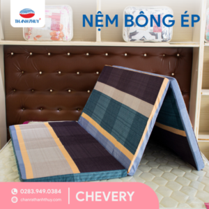 Nệm Bông Ép CHEVERY Gấp Dày Dặn, Thuận Tiện Cho Mọi Không Gian