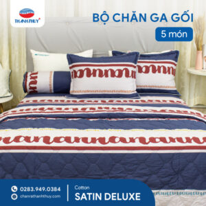 Chăn Chần Bông Satin Deluxe - Chất Liệu Đẳng Cấp, Họa Văn Sang Trọng