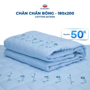 Chăn Chần Bông Cotton Thêu Chân - Siêu Ấm, Thoáng Mát