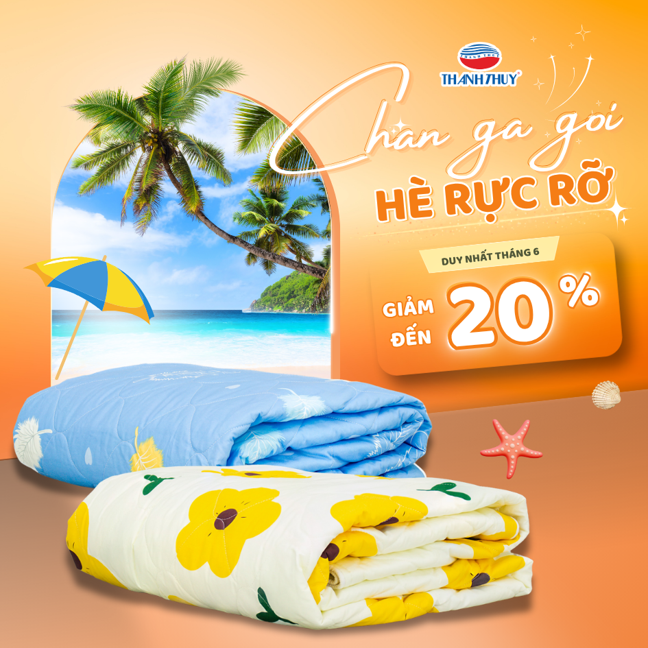 Chăn Ga Gối Mùa Hè Biển, Tuyệt Chiêu Biến Phòng Ngủ Thành Resort 5 Sao