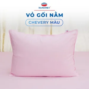 Vỏ Gối Nằm Chevery Màu Size 50x70 cm (Không lót gòn) - Microfiber - THANH THUY