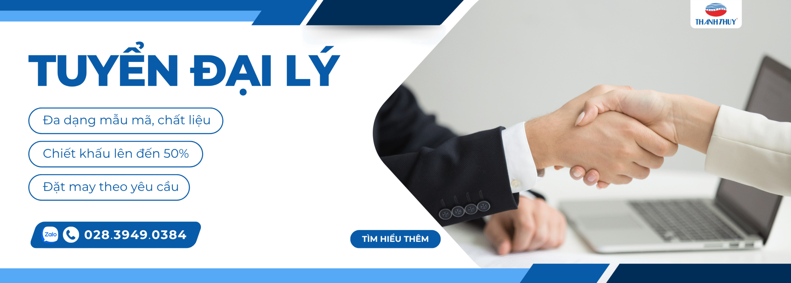 TUYỂN ĐỐI TÁC ĐẠI LÝ - CHĂN RA THANH THỦY
