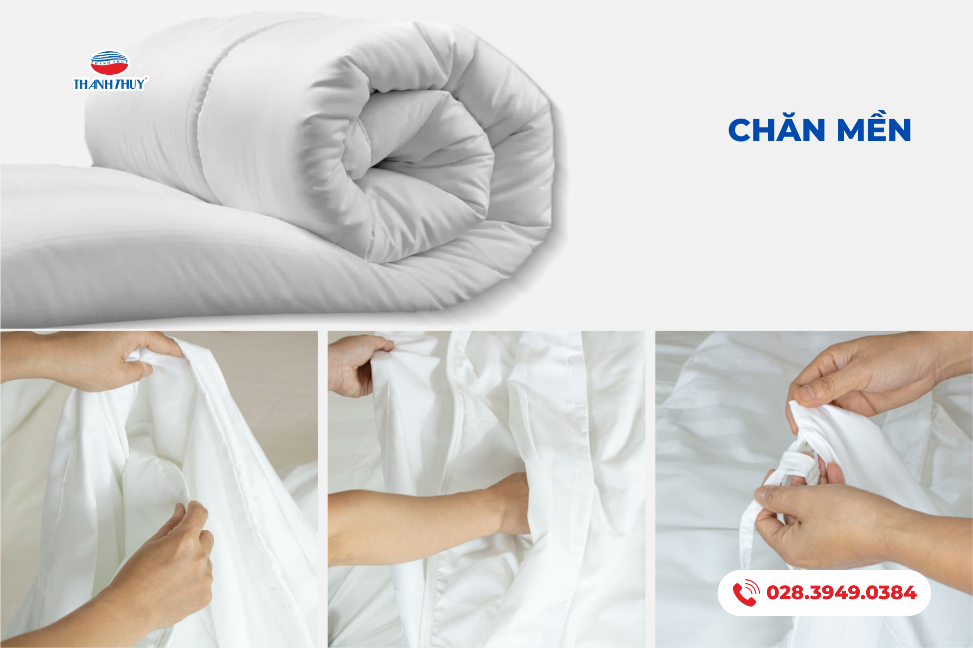 Chăn mền chần bông, mền dằn gòn mang đến sự ấm áp