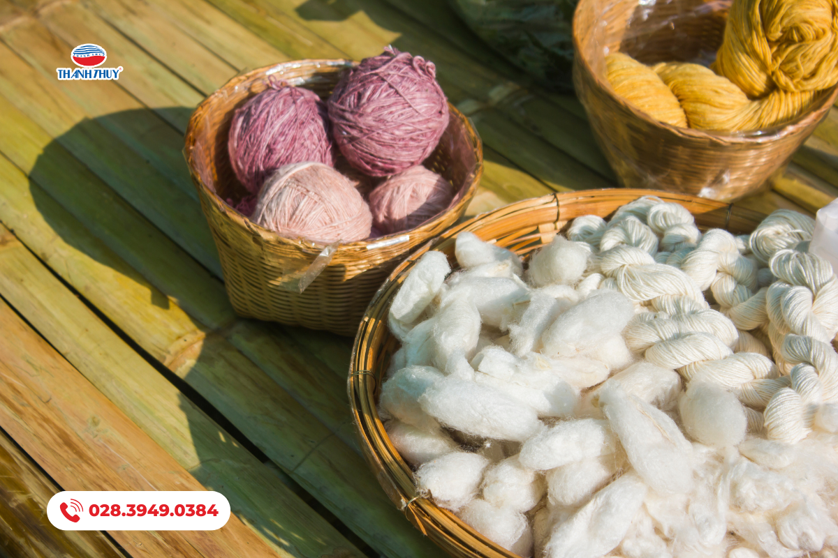Công đoạn biến xơ bông thành sợi tơ mềm
