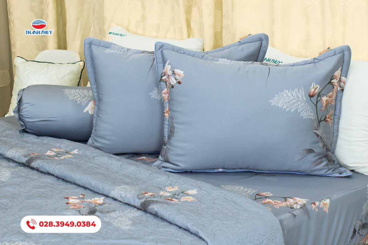 Màu sắc của chăn ga gối Lụa Tencel có thể tự điều chỉnh nhiệt độ
