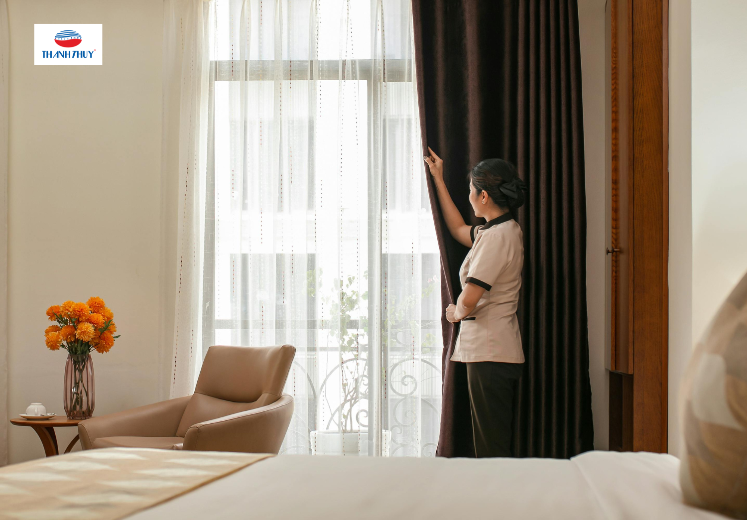 Rèm cửa chất lượng che chắn phòng ngủ khách sạn & homestay