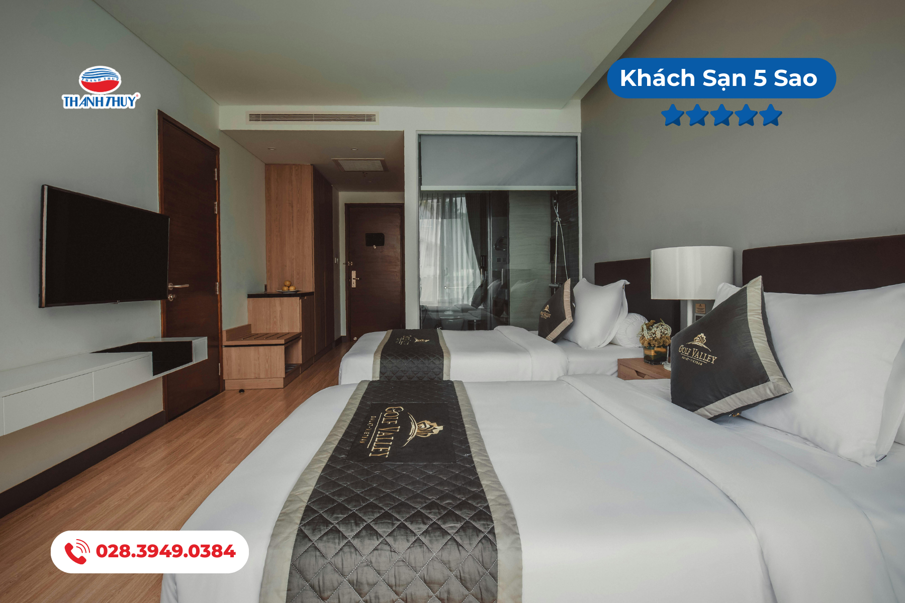 Sự sang trọng trong cách bày trí của phòng ngủ 5 sao