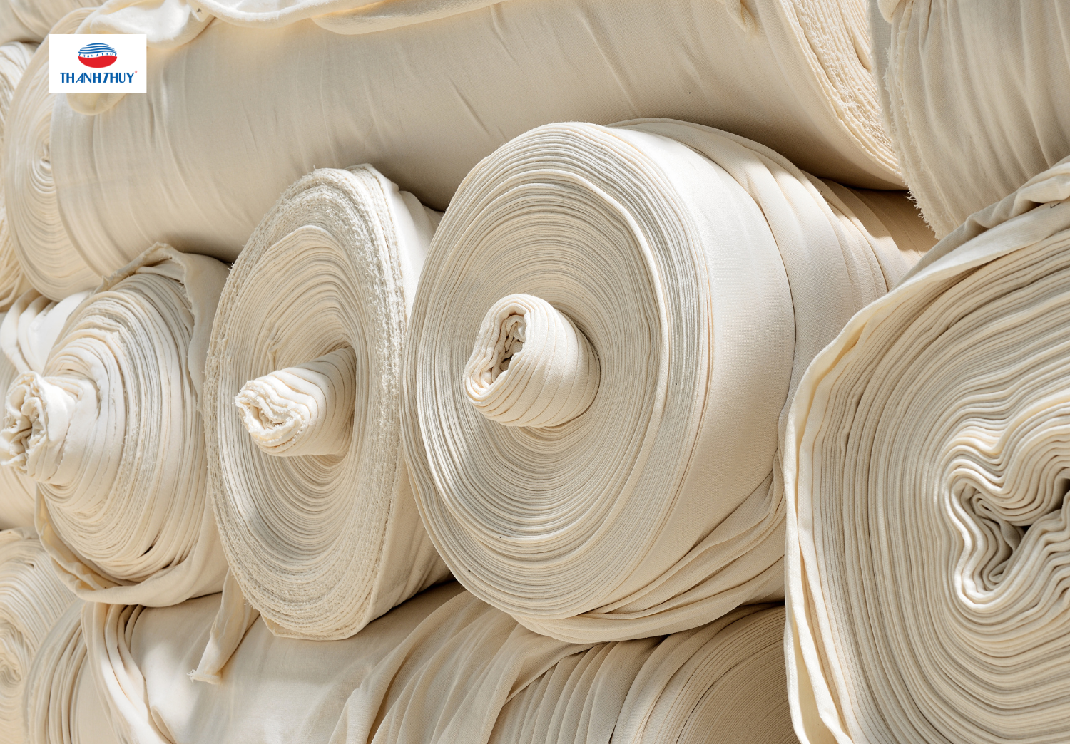 Vải CVC T200 thành phần 50% cotton + 50% polyester