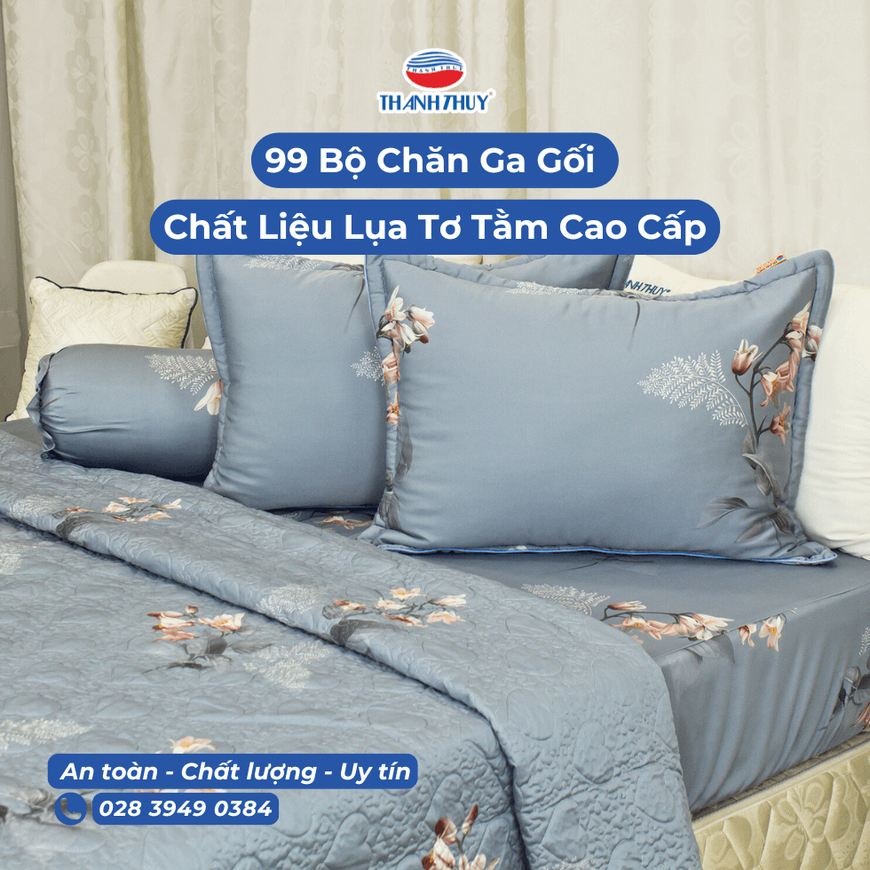 99 Bộ Chăn Ga Gối Cao Cấp Lụa Tơ Tằm