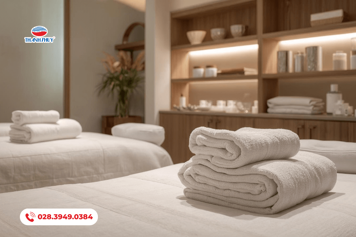 Bảo quản đồ vải Spa để khách hàng có được trải nghiệm an toàn
