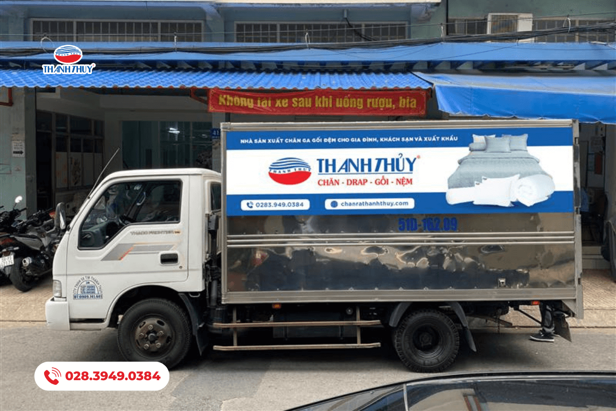 Chăn Ra Thanh Thủy hỗ trợ vận chuyển cho tất cả đơn hàng