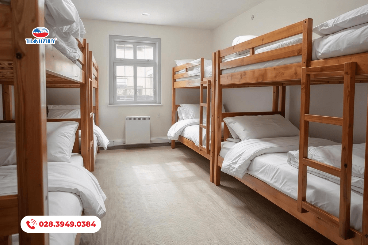 Chăn ga gối ký túc xá nên chọn chất liệu bền bỉ lâu dài