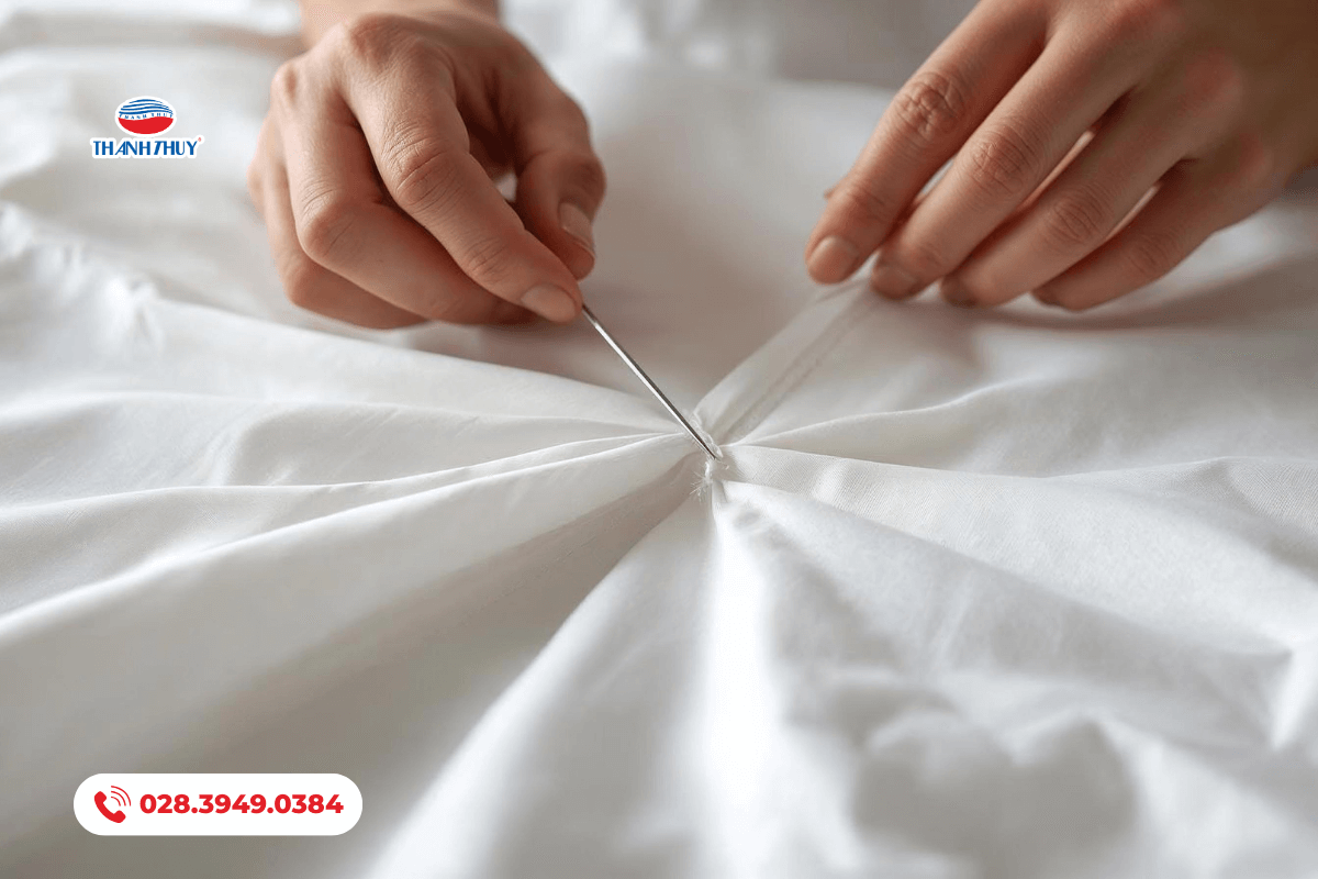 Đồ vải khách sạn dễ bị hỏng do tần suất giặt là công nghiệp cao