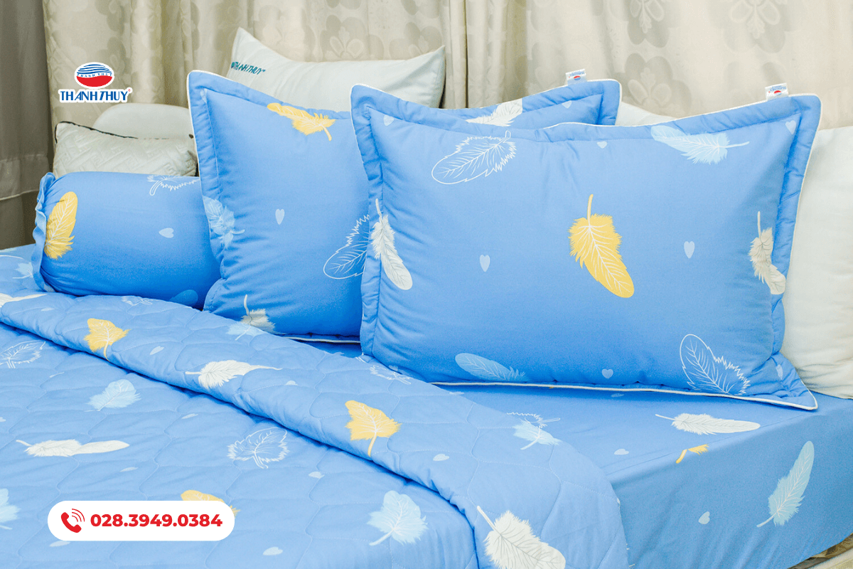 Bộ Cotton Guni Họa Tiết Lông Vũ - 607