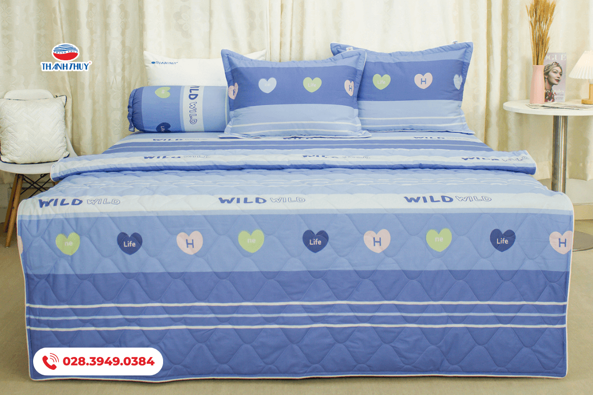 Bộ chăn ga Cotton Vanila được khách hàng ưa chuộng vởi giá tốt và chất lượng