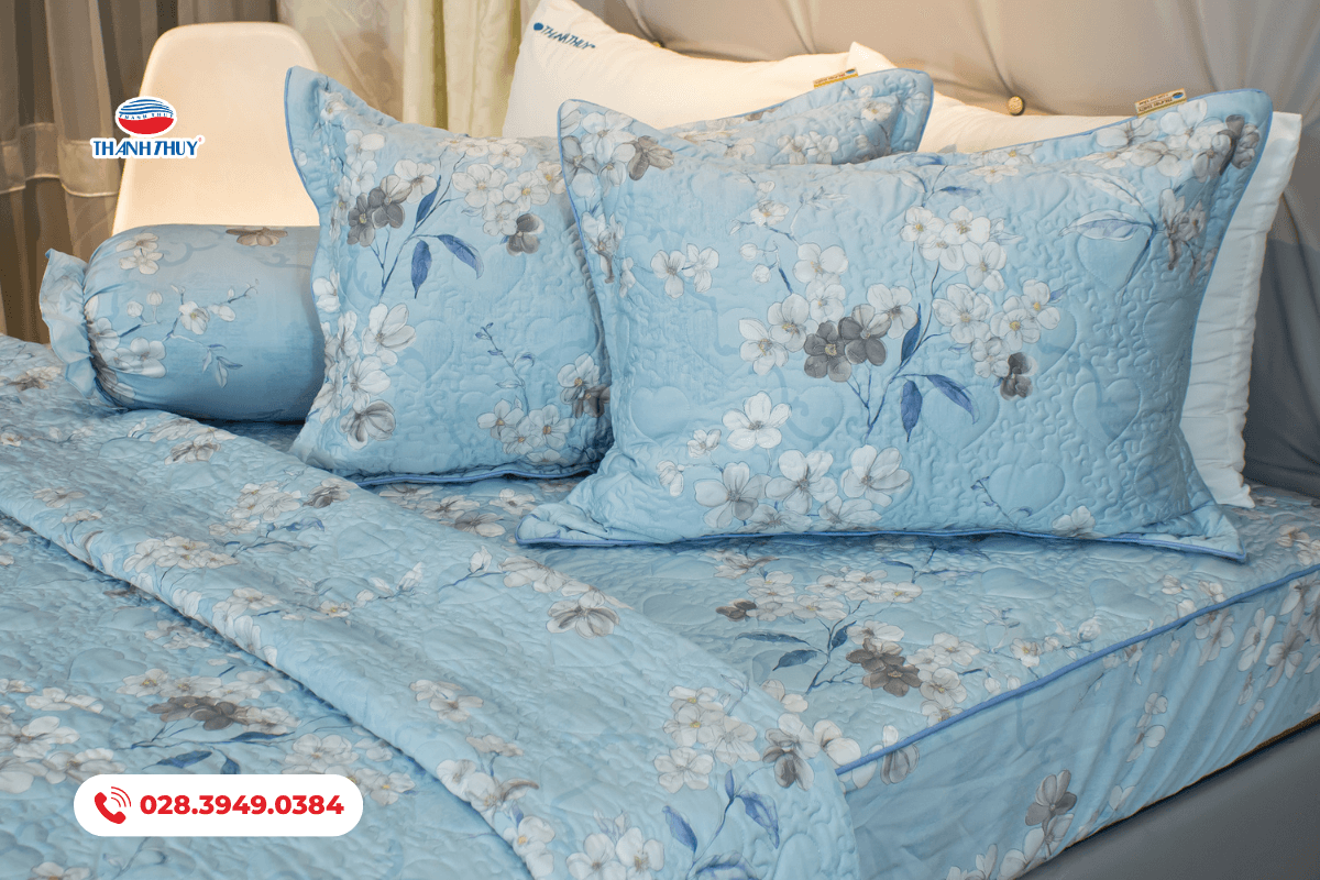 Bộ chăn ga gối Lụa Tơ Tằm 15