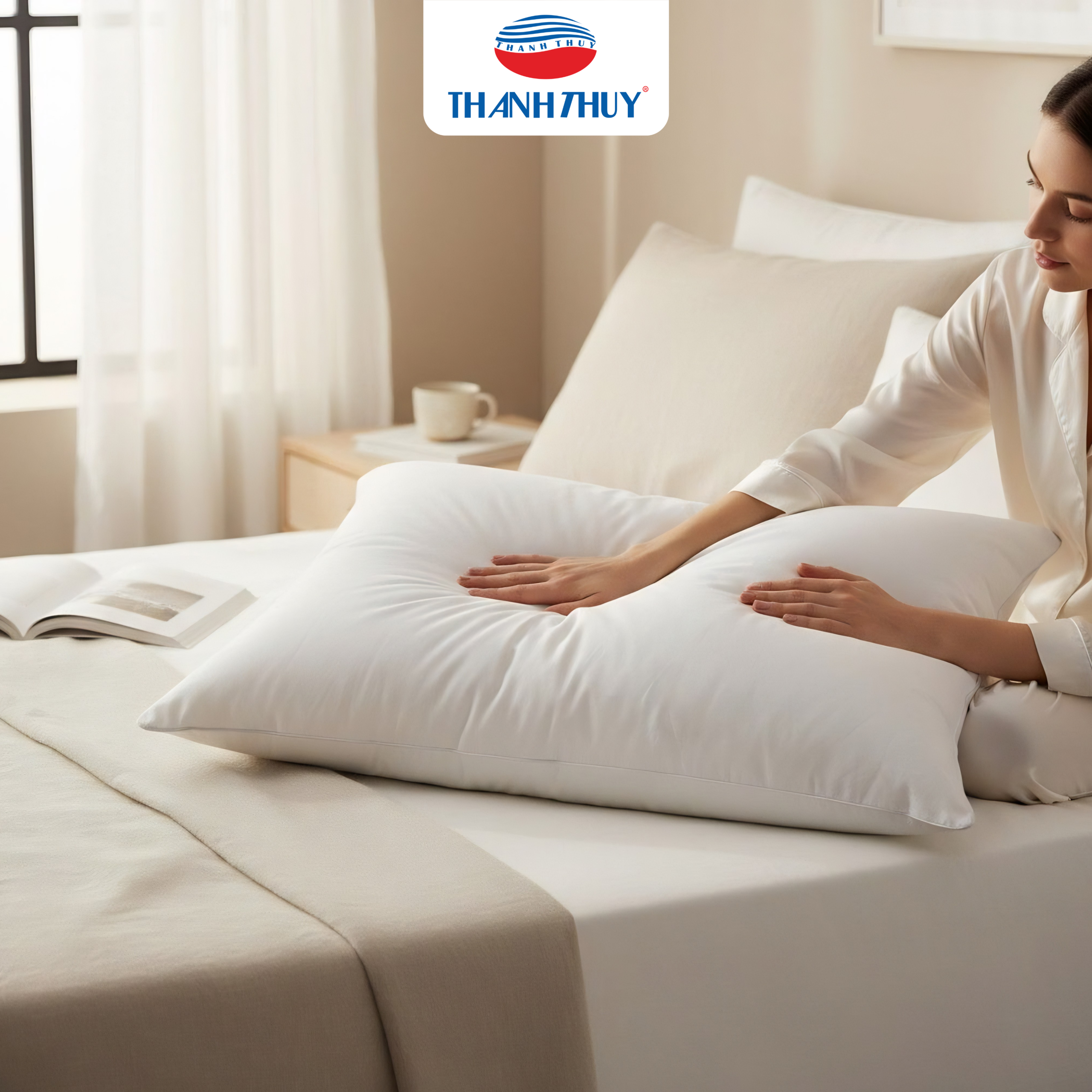 So Sánh Ruột Gối Gòn Bi Và Ruột Gối Lông Vũ Nhân Tạo Của Thanh Thủy 14 Độ đàn hồi và khả năng giữ form