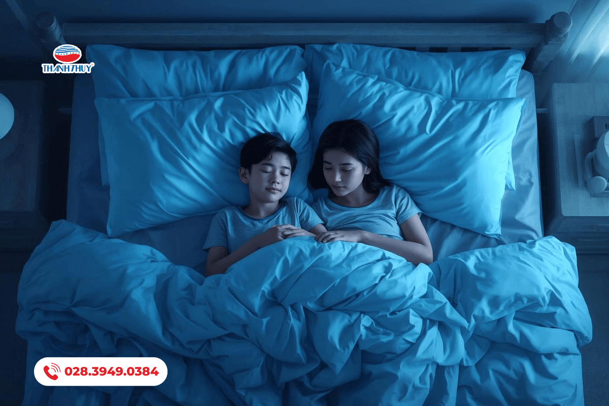 Màu xanh dương có khả năng giúp cơ thể thư giãn