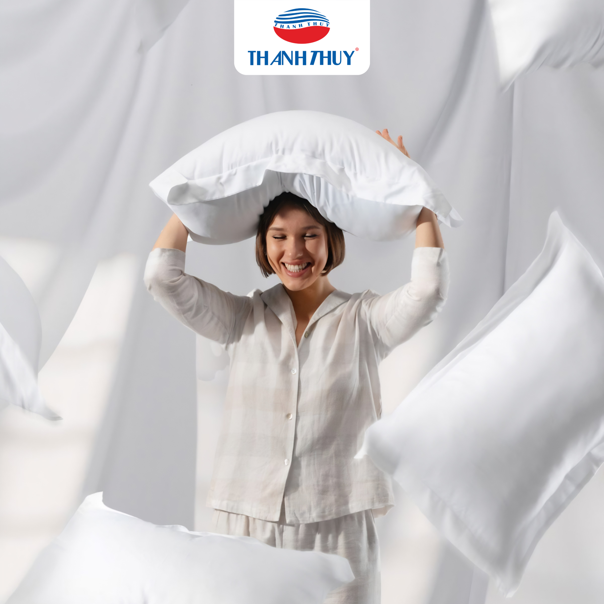 So Sánh Ruột Gối Gòn Bi Và Ruột Gối Lông Vũ Nhân Tạo Của Thanh Thủy 17 Trải nghiệm thực tế giúp cảm nhận được chân thực chất liệu gối