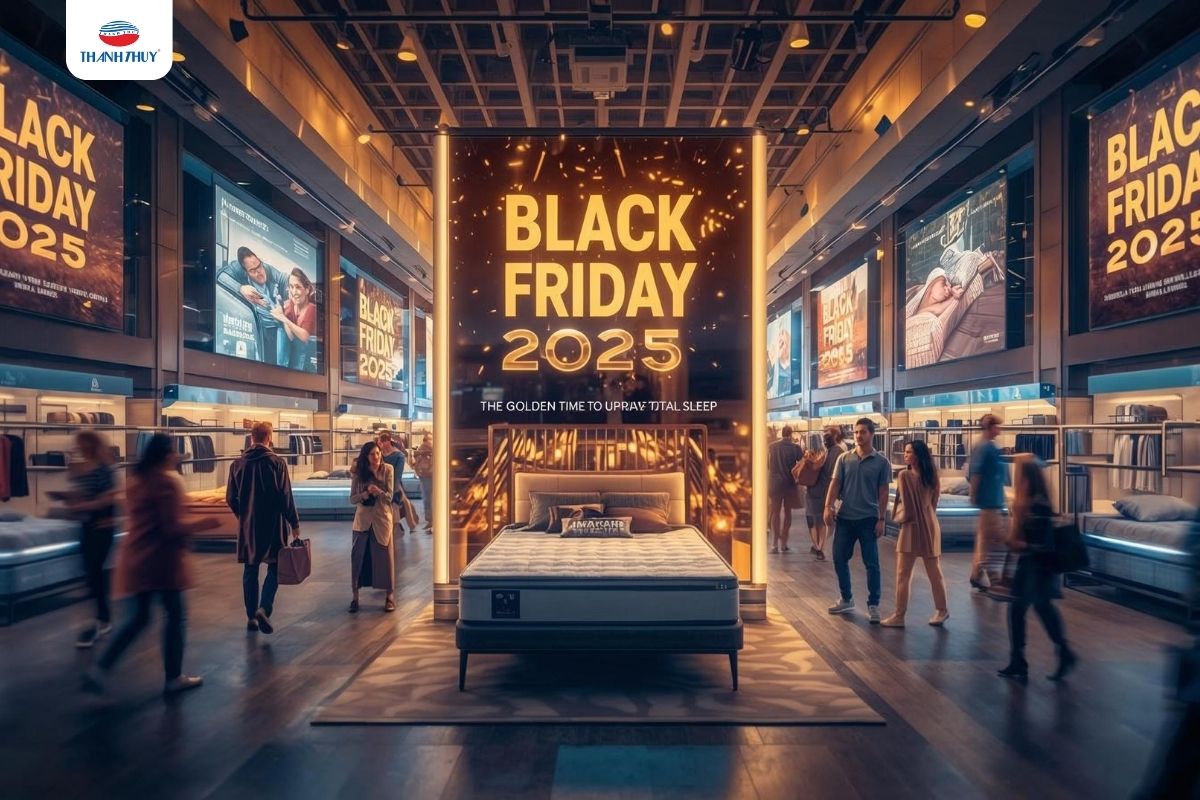 Cơn Sốt Black Friday 2025: Thời Điểm Vàng Để Nâng Cấp Giấc Ngủ Toàn Diện 6 Black Friday 2025 bùng nổ từ bây giờ