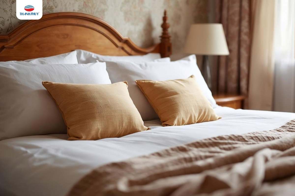Chăn Ga Gối Đệm Trong Mùa Cưới – Bí Quyết Hoàn Thiện Không Gian Tân Hôn Sang Trọng Và Ấm Áp 10 Chăn ga gối đệm đóng vai trò rất quan trọng trong cuộc sống hôn nhân