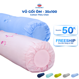 Vỏ Gối Ôm Microfiber Chevery Màu (Vỏ gối không lót gòn) - Điểm Nhấn Sang Trọng Cho Phòng Ngủ