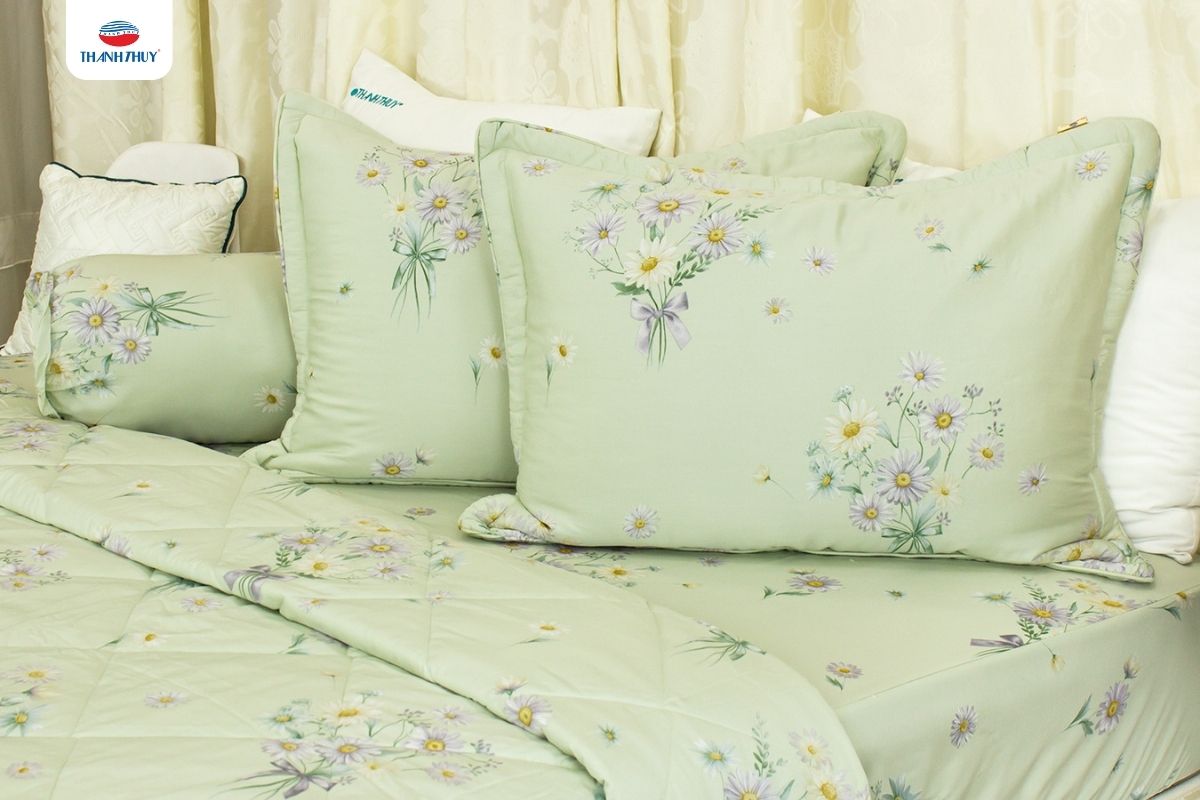 Sự thanh mát đến từ Bộ chăn ga gối Lụa Modal