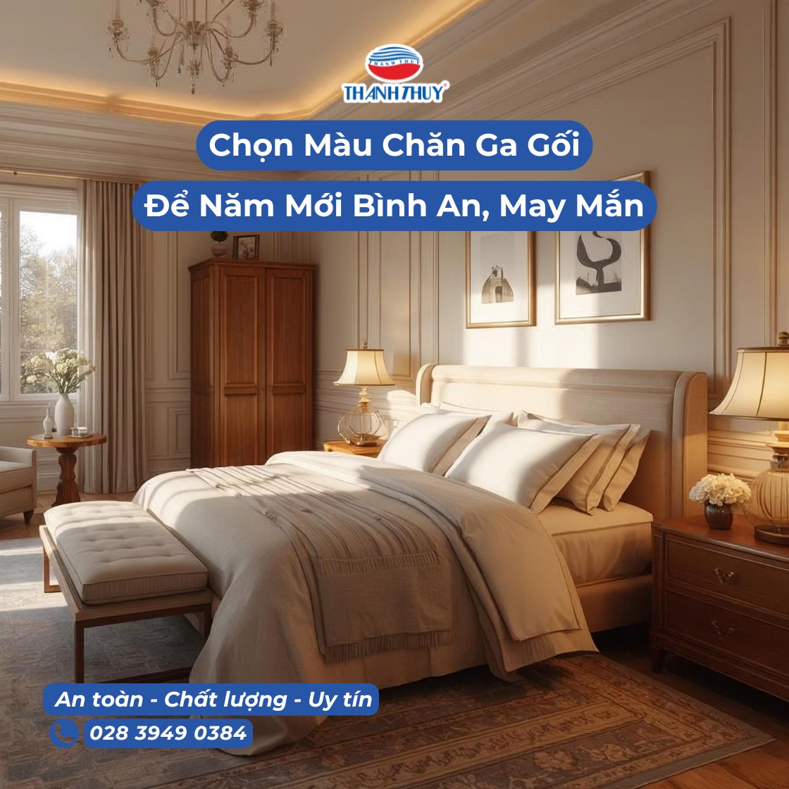 Bí Quyết Chọn Màu Chăn Ga Gối Theo Bản Mệnh Để Năm Mới Bình An, May Mắn