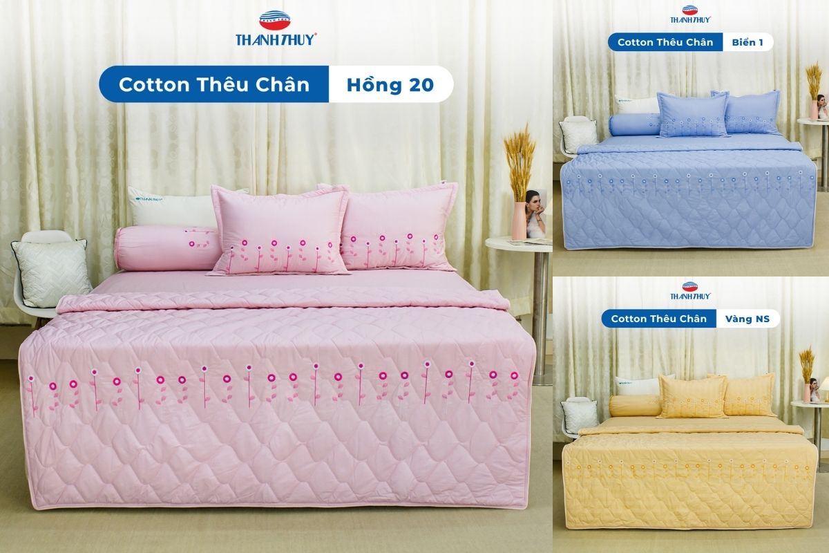 Chăn Ga Gối Đệm Và Hành Trình Tìm Lại Sự Bình Yên Trong Không Gian Phòng Ngủ 8 Những gam màu chăn ga gối nhẹ nhàng an yên