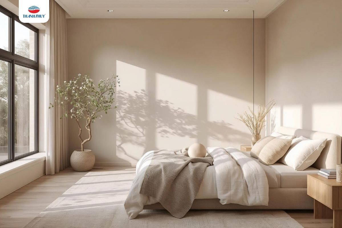 Chăn Ga Gối Đệm Giúp Làm Mới Không Gian Cho Khởi Đầu Năm Mới 8 Một không gian phòng ngủ hài hòa giúp tâm trí thêm thư giãn