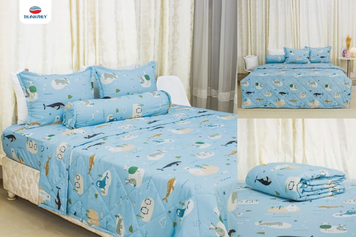 Gợi Ý Chăn Ga Gối Đệm Cho Em Bé Họa Tiết Dễ Thương, An Toàn Cho Giấc Ngủ Của Bé 6 Lụa Chevery Modal mềm mại và an toàn cho làn da bé