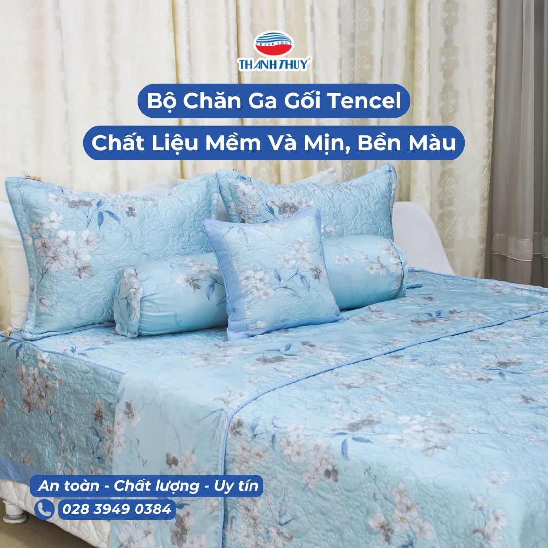 Bật Mí Mí Mật Sự Thật Đằng Sau Bộ Chăn Ga Gối Tencel Chất Liệu Mềm Và Mịn, Bền Màu, Hoa Văn Màu Sắc Hiện Đại