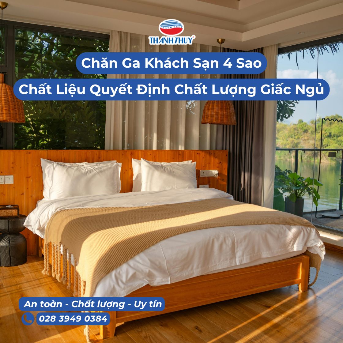 Chăn Ga Khách Sạn 4 Sao Vì Sao Chất Liệu Quyết Định Chất Lượng Giấc Ngủ