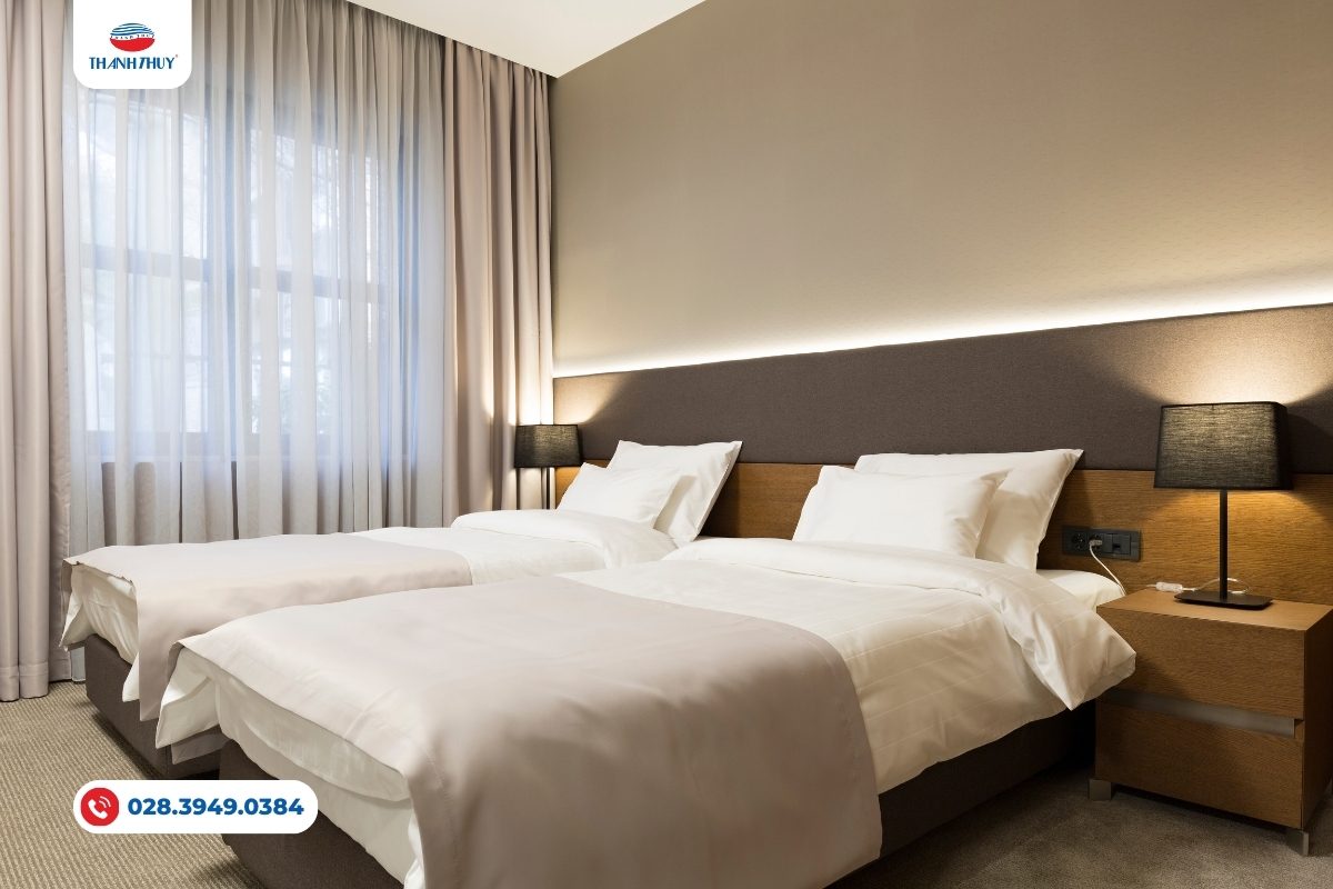 Chăn Ga Khách Sạn 5 Sao - Chất Liệu Tạo Nên Giấc Ngủ Đẳng Cấp 13 Chất liệu chăn ga gối còn cần phù hợp với tổng thể nội thất