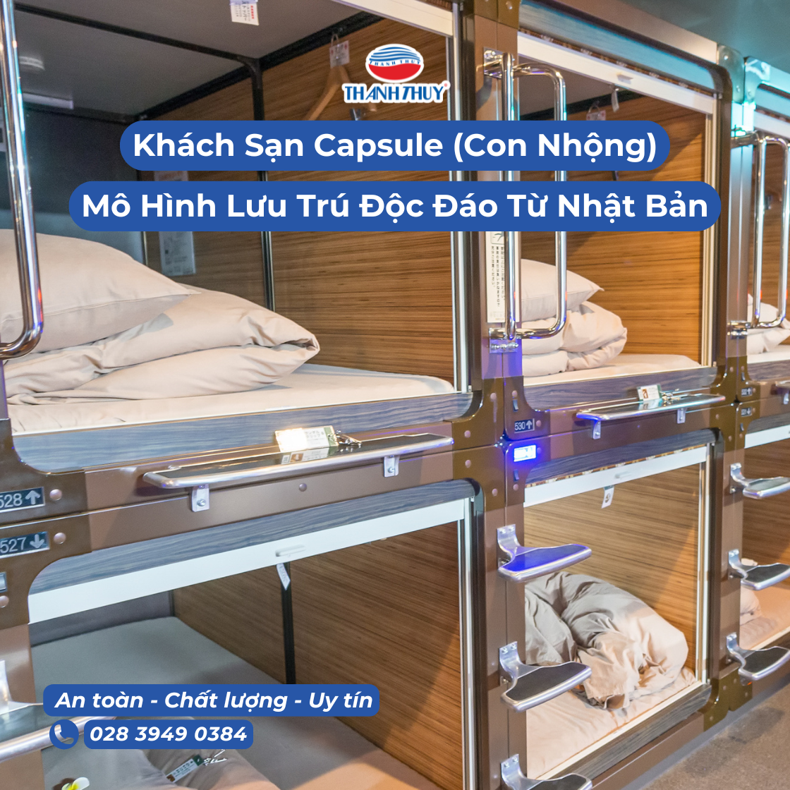 Khách Sạn Capsule (Con Nhộng) Là Gì Mô Hình Lưu Trú Độc Đáo Từ Nhật Bản